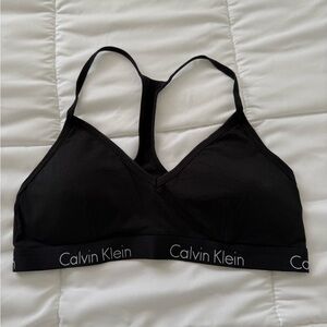 Black Calvin Klein bralette